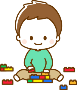 幼児がブロック遊びで思考を育んでいる